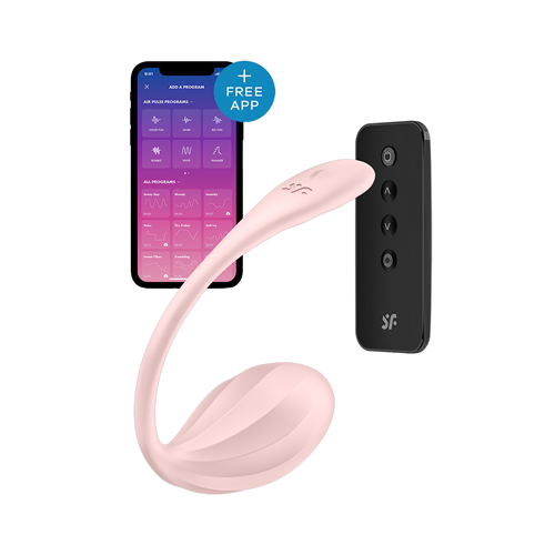 Satisfyer - Ribbed Petal - Vibrerend eitje met app